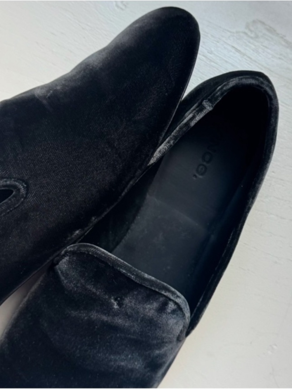 Vince Bray Velvet Smoking Loafers - Picture 6 of 15